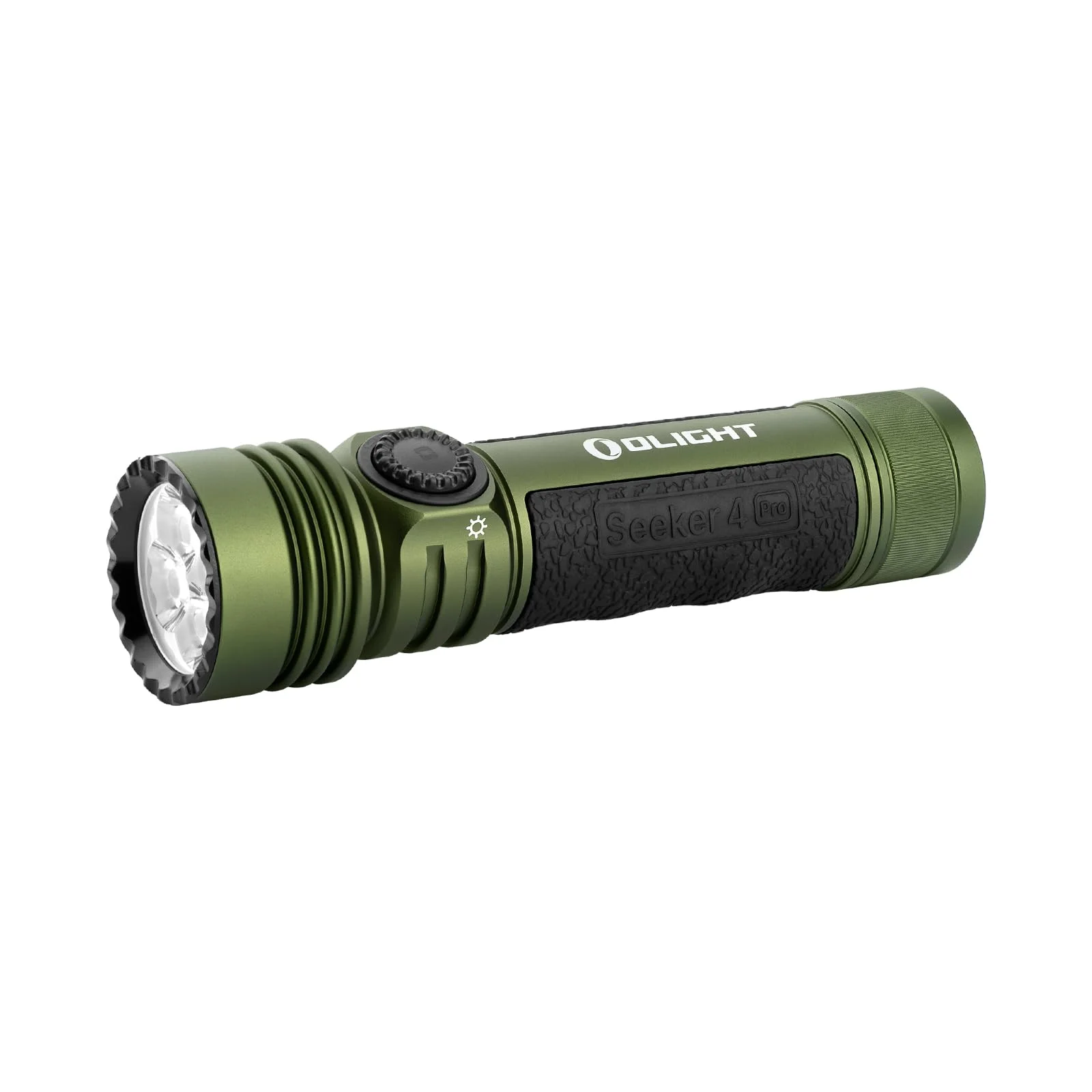 OLIGHT Seeker 4 Pro LED Taschenlampe mit Holster, 4600 Lumen 260 Meter, USB-C Wiederaufladbare Lampe 15 Tage Akkulaufzeit, Tragbare Handlampe für den Alltag,Outdoor(Grün Kaltweiß)