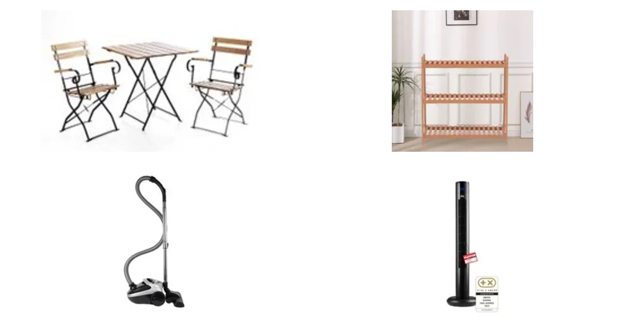 Norma24.de Deals 25.06.2026: 3tlg. Bistro Outdoor-Klappstuhl-Set & Pflanzenregal sparen