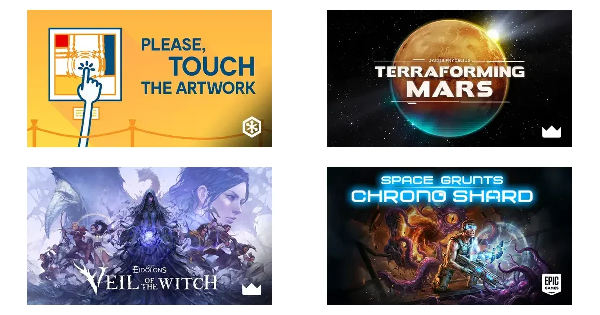 Neue Freebies bei Prime Gaming am 25.06.2026: Please, Touch the Artwork & Terraforming