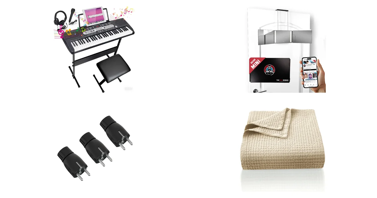 Top-Produkte Blitzangebote am 26.06.2026: Keyboard Piano & Mini Spiegel bei Amazon