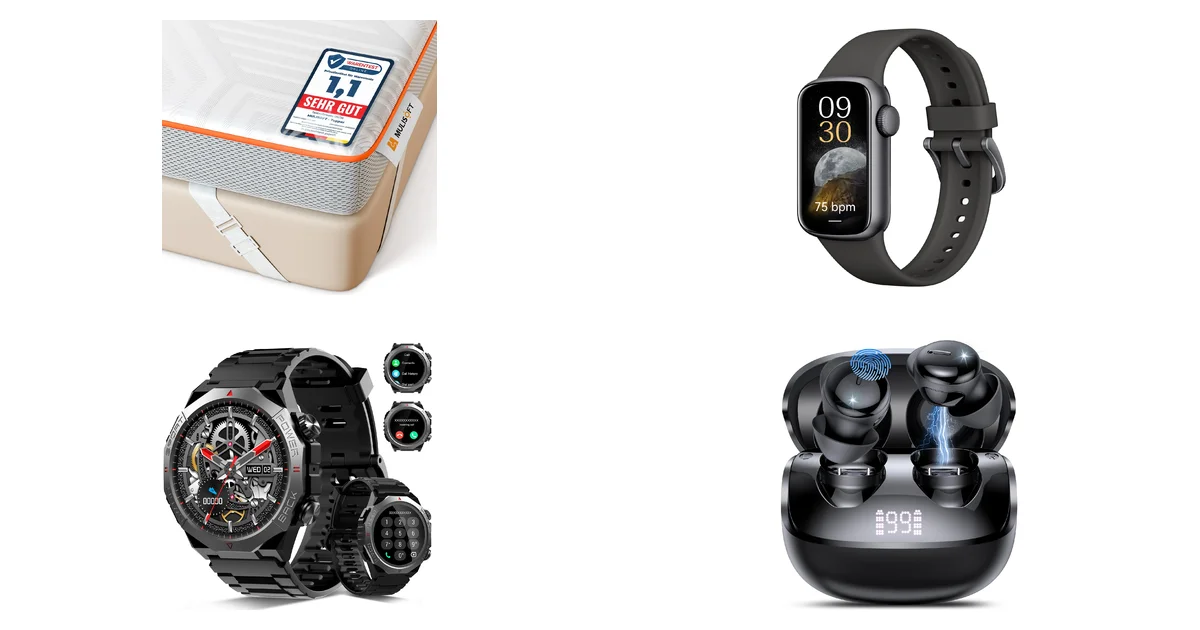 Amazon-Deals des Tages 27.06.2026: MULISOFT Matratzentopper MT180 MT140 und BUTFORFIT