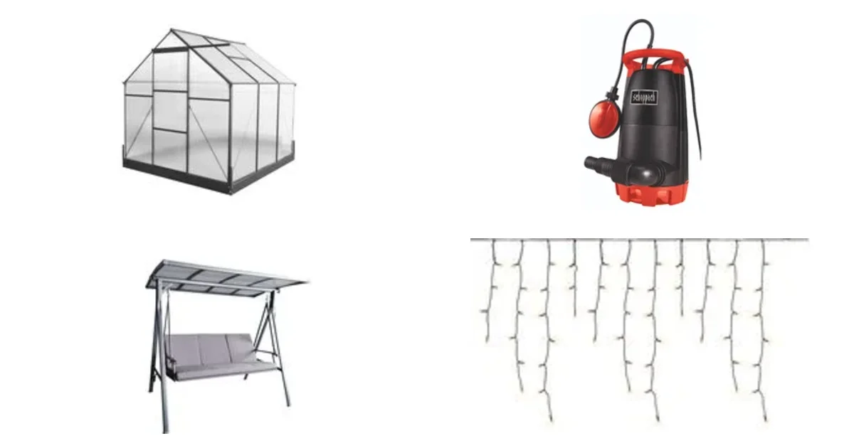 Norma24.de Deals am 28.06.2026: Hanoi Gewächshaus 190x199 cm + Pumpe 750 W rabattiert