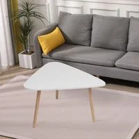 Couchtisch aus Holz, ca. 80 x 80 x 48 cm - Weiß