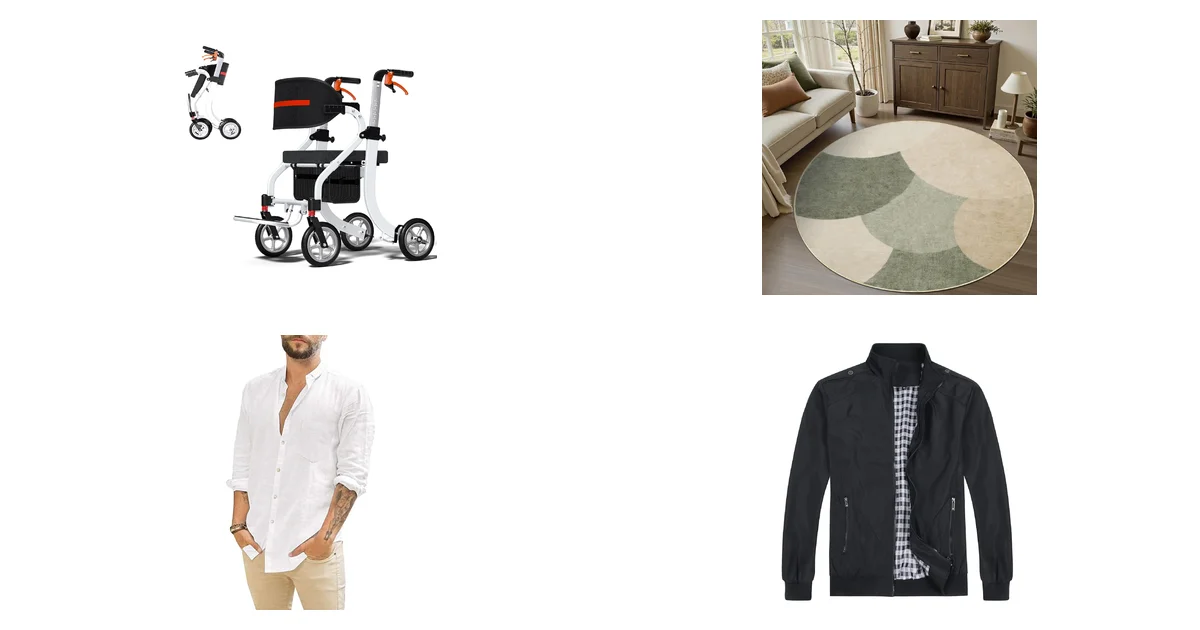 Top-Produkte: 3-in-1 Aluminium Rollator Rollstuhl Faltbar und Leicht mit S am 29.06.2026