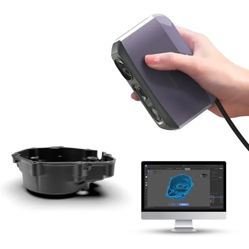 3D-Scanner, 24-Bit-Farbkamera, optische Linsen mit Anti-Shake-Funktion, 0,01 mm Genauigkeit und 10 FPS Scangeschwindigkeit, tragbarer 3D-Scanner für 3D-Druck, 3DMakerpro Seal