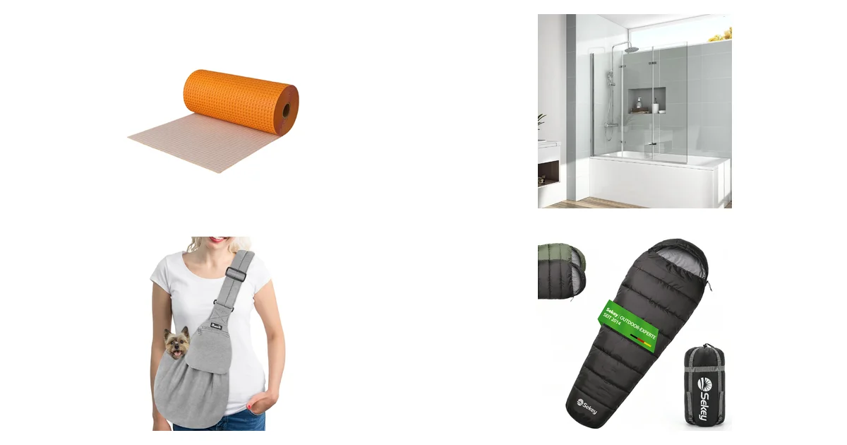 Top-Produkte: Entkopplungsmatte aus Polyethylen bei Amazon Blitzangebot 30.06.2026