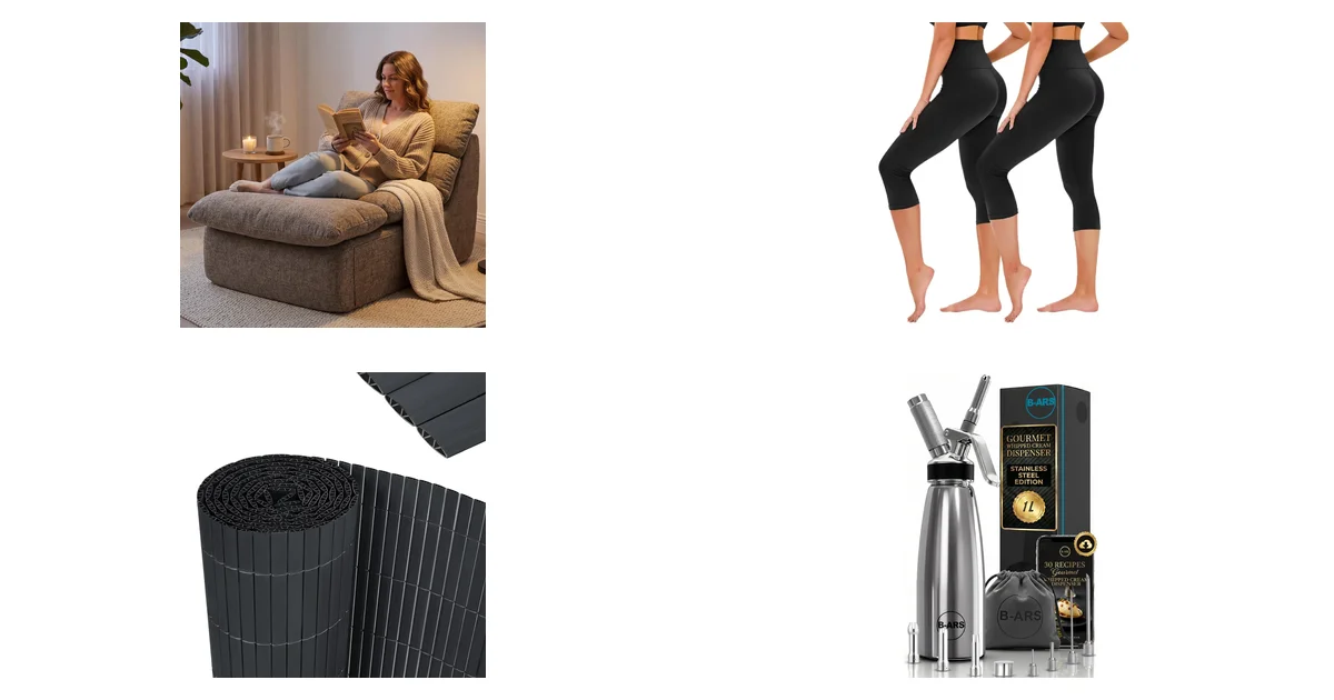 Amazon Blitzangebote 01.07.2026: FurniSoar XXL Sitzsack Taupe Chenille und TNNZEET