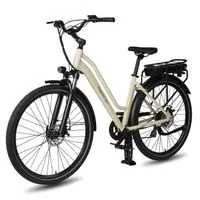 Maxtron Urban 7,City E-Bike, HR-Nabenmotor,SHIMANO ALTUS 7-Gänge,mech.Scheibenbremse,creme-weiß