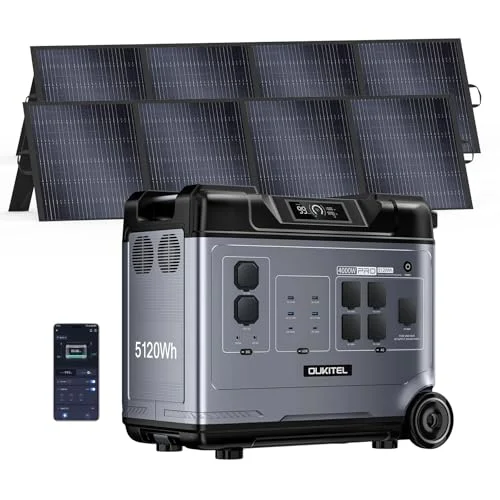 OUKITEL P5000 Pro 5120Wh Große Kapazität Tragbare Powerstation
