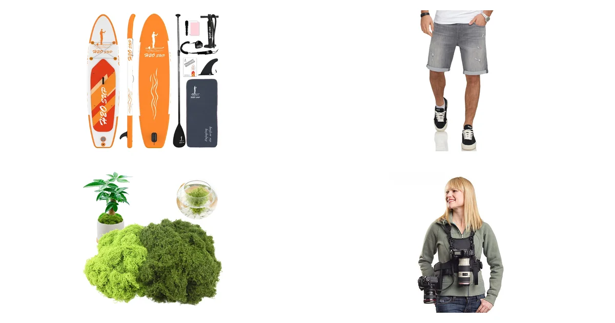 Top-Produkte bei Amazon Blitzangebote 02.07.2026: H2OSUP SUP Board und JACK & JONES