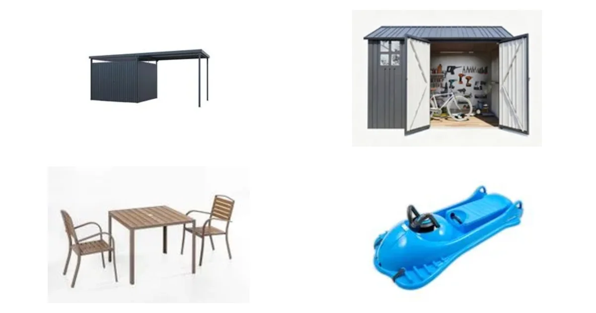 Norma24.de Deals 02.07.2026: Metallgerätehaus Skylight 7㎡ mit Carport-Erweiterung 2 in