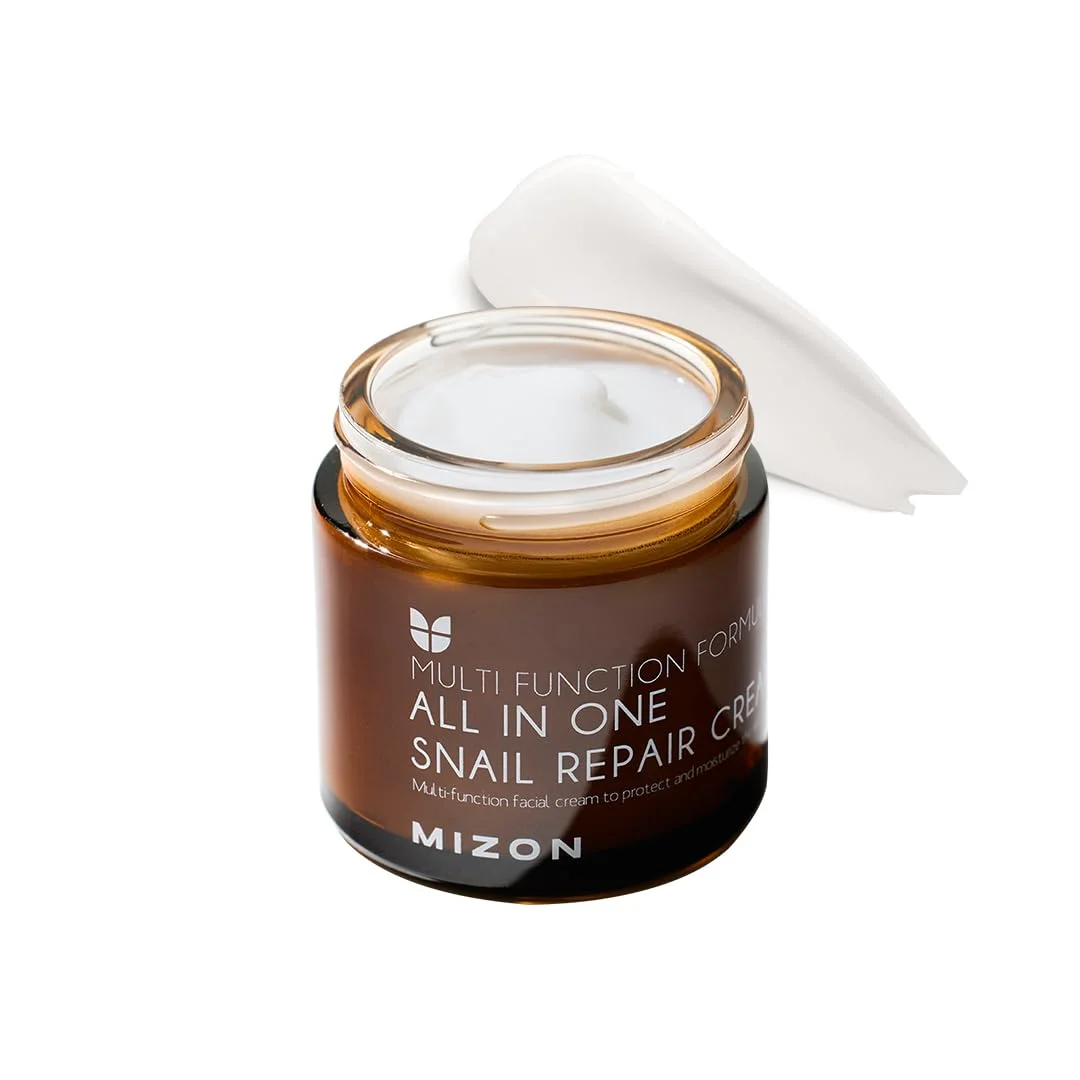 [MIZON] SNAIL ALL IN ONE REPAIR CREAM (75ml) Korean Skincare - Mit Schneckenschleimextrakt - Anti-Aging -Hautunreinheitenpflege…