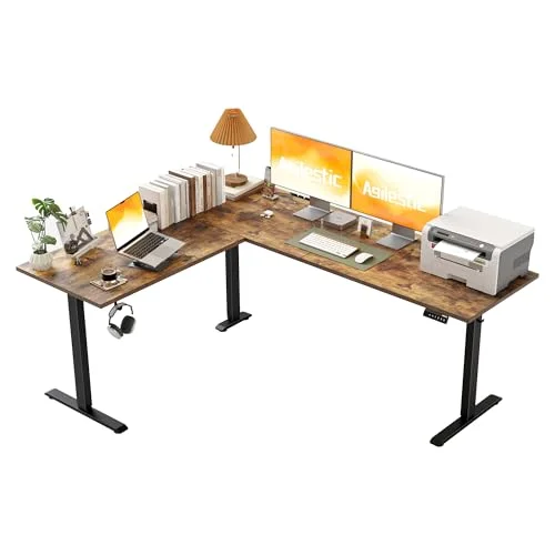 Agilestic L-Shape Höhenverstellbarer Motorisierter Ecktisch