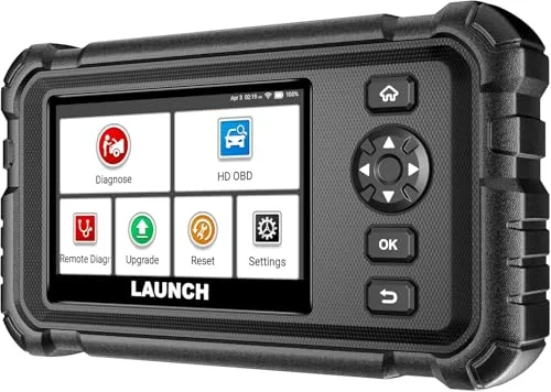 LAUNCH CRP129 HD Schwerlast-LKW-Diagnosegerät, Komplettsystem-Diesel Diagnose-Tool mit 7+ Resets, DPF-Regeneration und -Reset, Geschwindigkeitsbegrenzungseinstellung, für Pickups, Sattelzugmaschinen