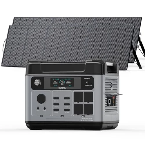 OUKITEL P2001E Pro Tragbare Powerstation 3200W, Solargenerator 2048Wh