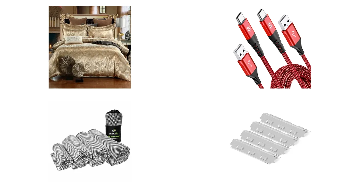 Top-Produkte bei Amazon am 03.07.2026: Bettwäsche Baumwolle Grün Weiß Blätter Blumenmotiv