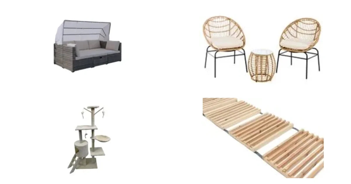 Norma24.de Deals 03.07.2026: Lounge Set Nola mit Sonnendach und Kissen Komplettangebot