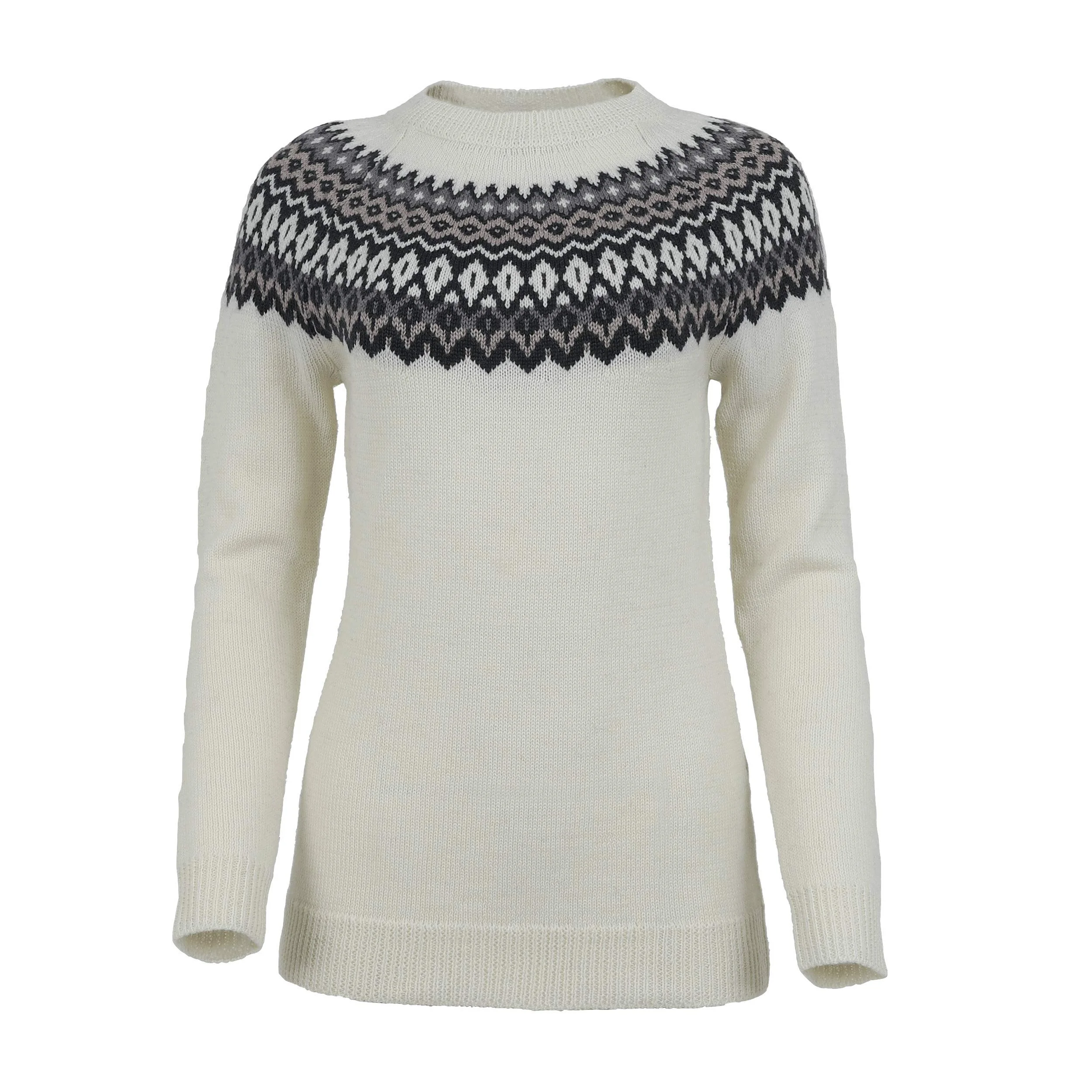 ICEWEAR Ásta Merinowoll-Pullover – 100% weiche Merinowolle mit Island-Muster