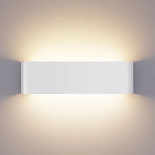 OOWOLF LED Wandleuchten für den Innenbereich - 16W 29.5cm 3000K/4500K/6000K einstellbare Farbtemperatur-Wandleuchten für Schlafzimmer, Wohnzimmer, Küche, Esszimmer