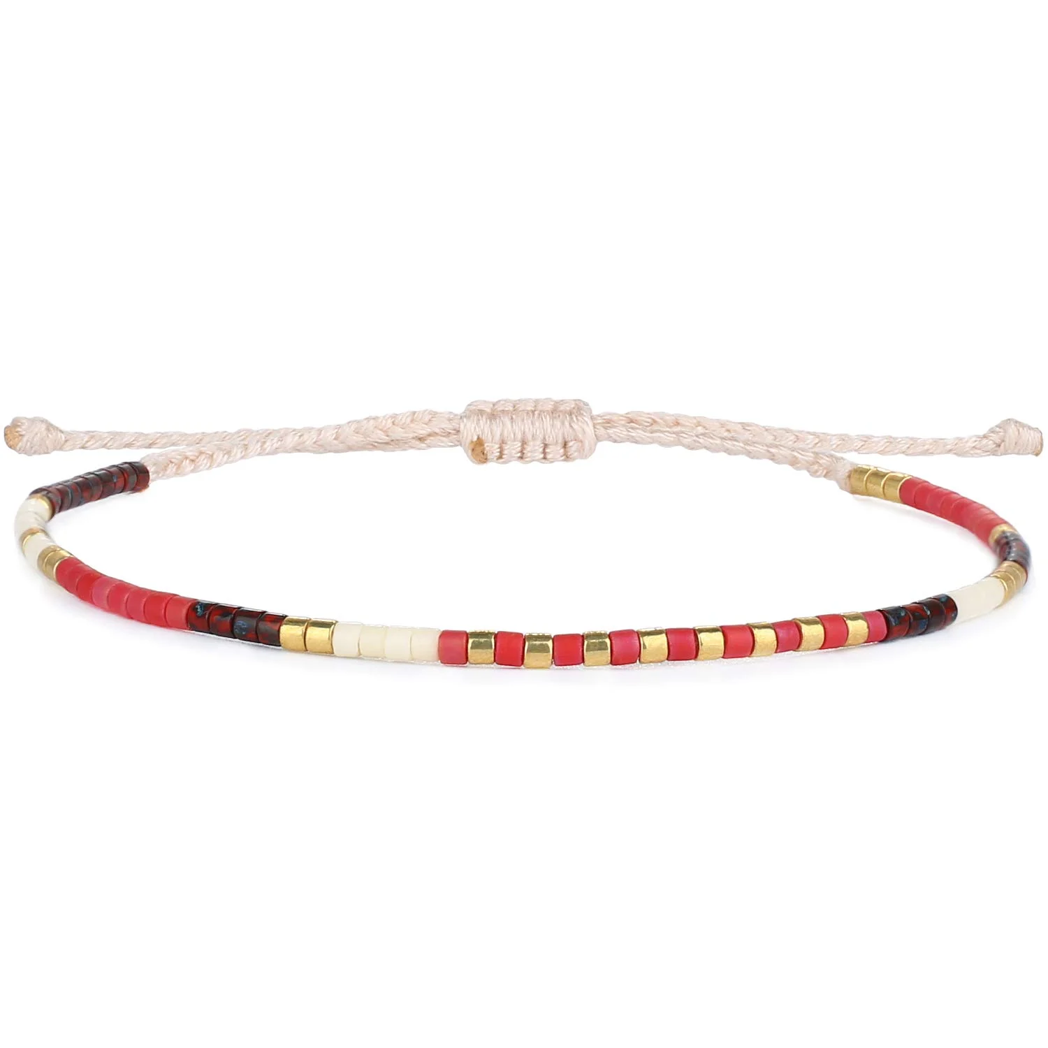 KELITCH Boho-Farbe Kristall Shell Perlen Freundschaft Armbänder Handgemachte Strand Armband Armreifen Schmuck Für Frauen