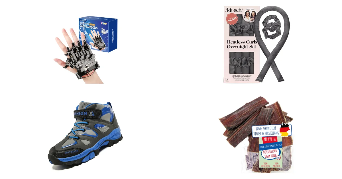 Amazon Blitzangebot am 04.07.2026: Top-Produkte ESP32 Handschuh und Heatless Curls sparen