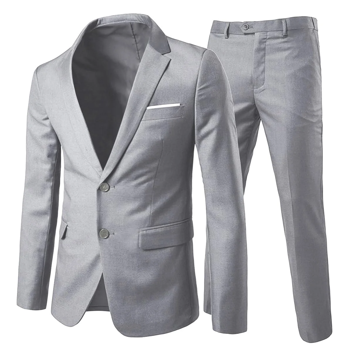 Allthemen Anzug Herren Anzug 2 Teilig Slim Fit Herrenanzug Hochzeit Anzüge Herren Modern Sakko für Business