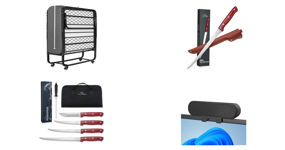 DICTAC Klappbett 90x200 cm und Filitiermesser Fisch: Blitzangebot 05.07.2026 auf Amazon