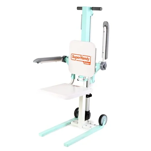 SuperHandy GoRise FC Elektrischer Boden-zu-Stuhl-Lift für Senioren und Menschen mit Behinderungen - Tragfähigkeit 180kg, Sitztransferhilfe, magnetische Fernbedienung [Patent angemeldet]