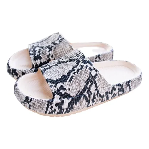 Badeschuhe Jungen Mädchen Badelatschen Original Slippers Leopard Wolken Slipper Badeschlappen Cloudyzz Schlappen Hausschuhe Kinder Home Slippers rutschfeste Pantoletten Sommer Strand Schwimmbad