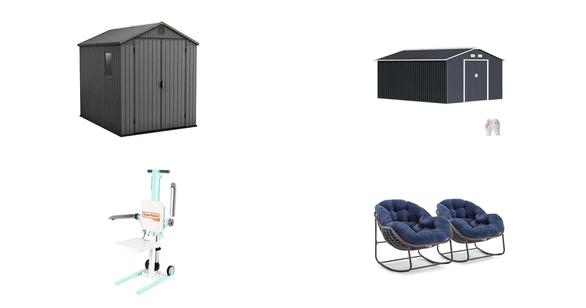 Amazon-Heißeste Deals am 06.07.2026: Outsunny Gartenhaus mit Satteldach Rabatt 19%