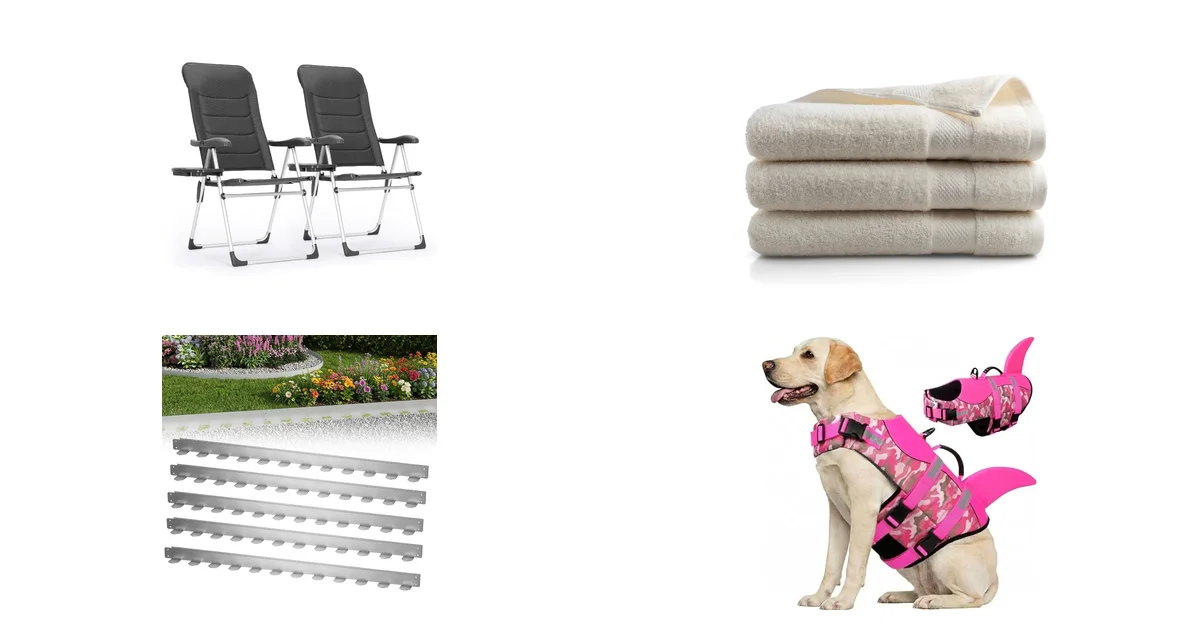 Top-Produkte bei Amazon.de: LET'S CAMP Luxus Gartenstühle Set und DoubleDry Premium