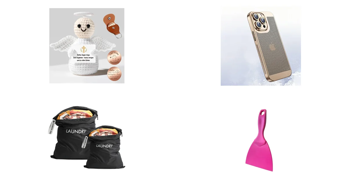 Giftota Pocket Hug Schutzengel Handgehäkelte Amulett 07.07.2026 Blitzangebot amazon.de