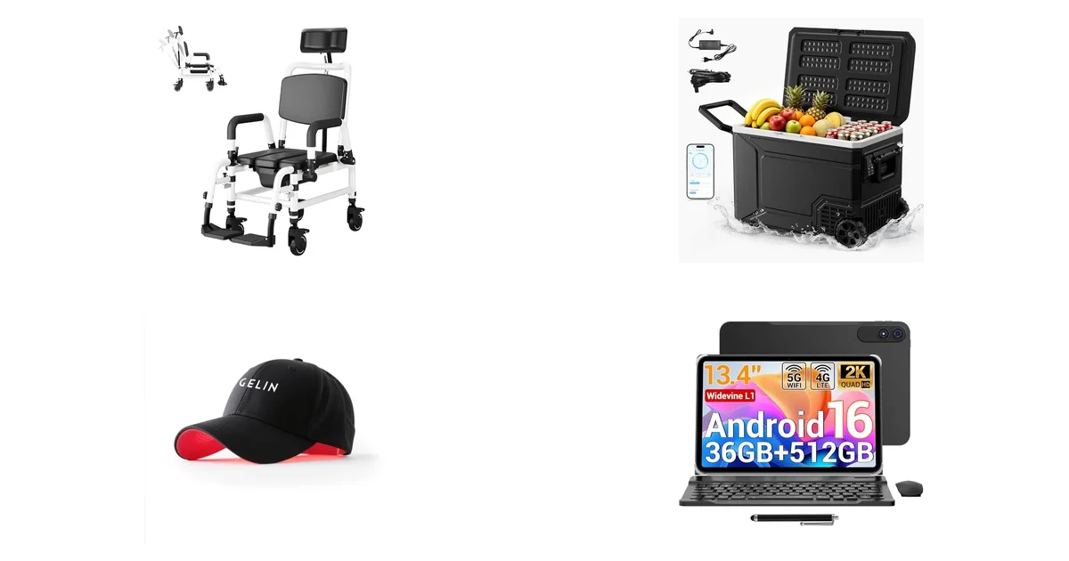 Heißeste Deals des Tages 07.07.2026: Duschrollstuhl Liegefunktion & EUHOMY 64L Kühlbox