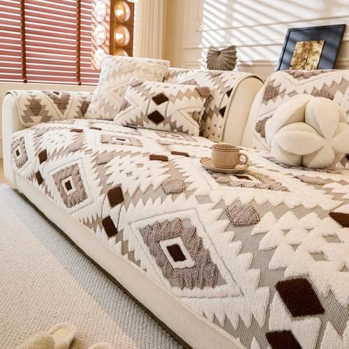 WEYOND Weicher Plüsch Sofa Überzug & Sofabezug, Waschbarer Couch Überzug für Hunde, Rutschfester Haustier Sofa Überwurf für Couch & Sofa