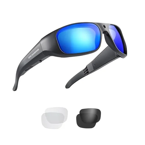 OhO sunshine AI Translation Smart Glasses with Bluetooth Speaker for Real Time Interpretation