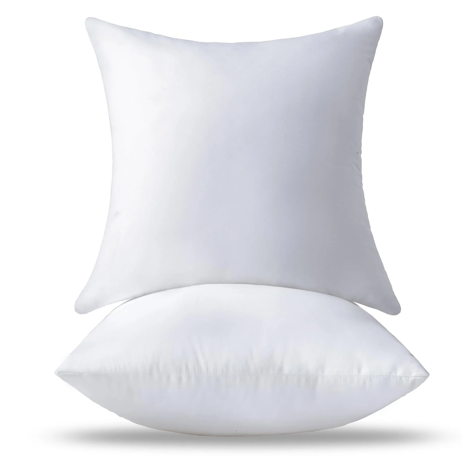 OTPIPCS 2er Set Kissenfüllung 40x40 cm - Hochwertige Innenkissen für Sofakissen, Dekokissen, Kopfkissen und Zierkissen - Atmungsaktive Füllung für Sofa, Couch und Wohnzimmer, weiße
