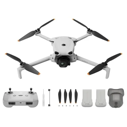 DJI Lito 1 Combo mit 2 Akkus Bundle, Drohne mit 4K Kamera, Hinderniserkennung, ActiveTrack, 4K Video & 8K Foto, Leicht, 15 km Videoübertragung, C0