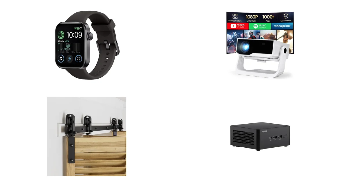 Amazon-Deals des Tages 09.07.2026: Smartwatch Damen/Herren & Wielio Beamer 110€ Ersparnis