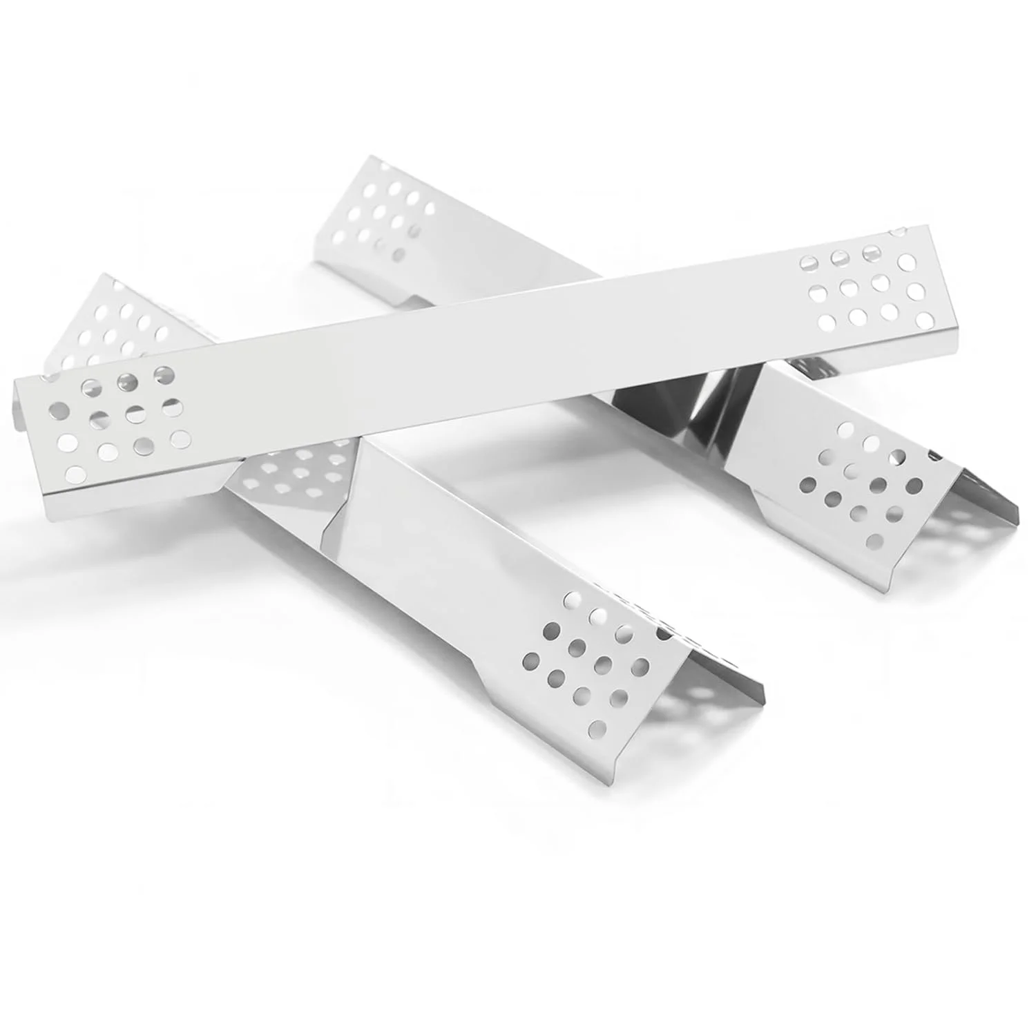 Edelstahl Heizplatte für Rösle Videro Series G3, G3-S, G3-S Nero, Vario+, 40.2CM Brennerabdeckung Ersatzteile Flammenverteiler für Rösle Videro G2, G4, G6 Serie und Sansibar Aromaschienen, 3 Stück
