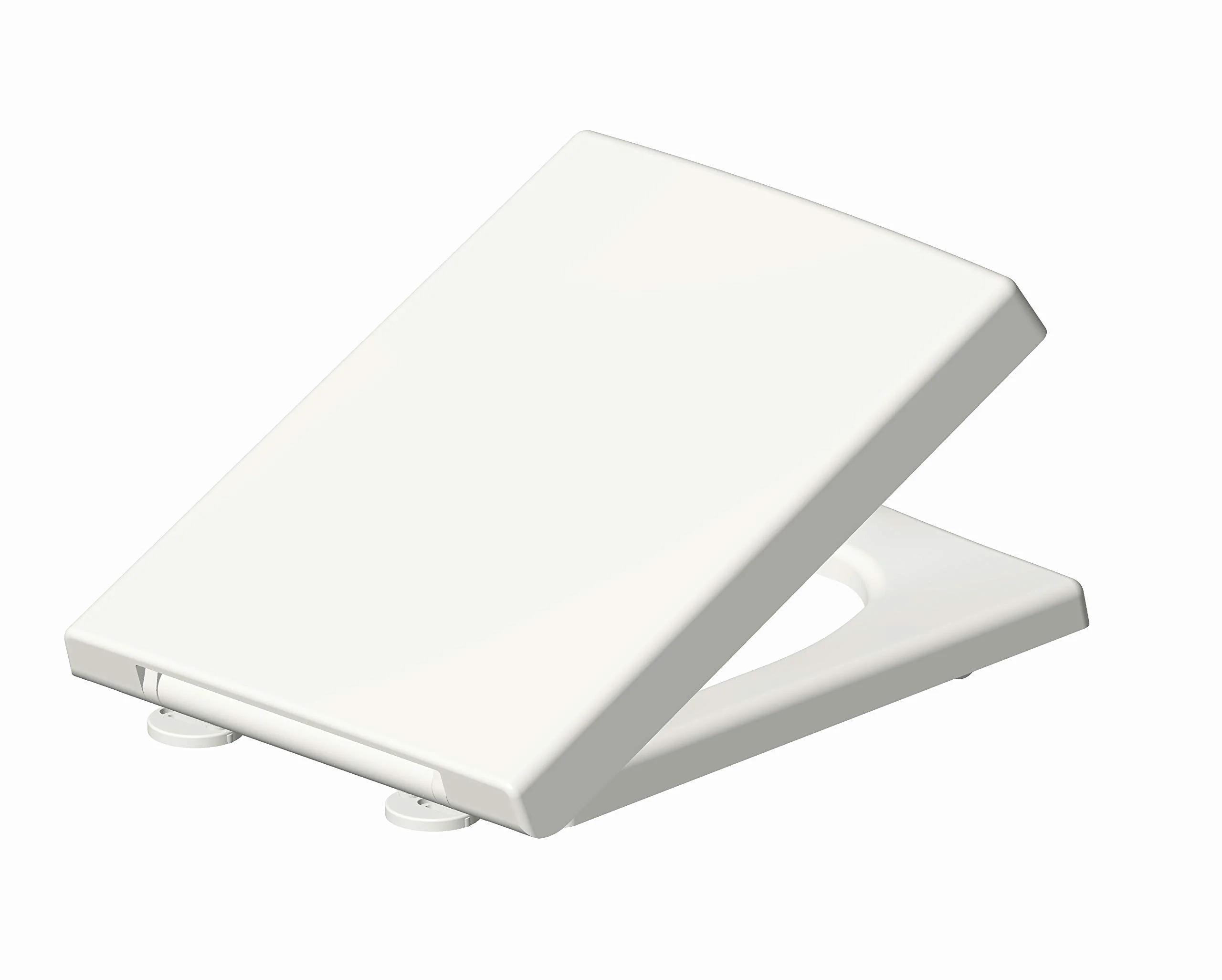 Grünblatt WC Sitz 515205 passend zu Duravit Vero, Absenkautomatik und abnehmbar zur Reinigung, Hochwertiges Material Duroplast, weiß
