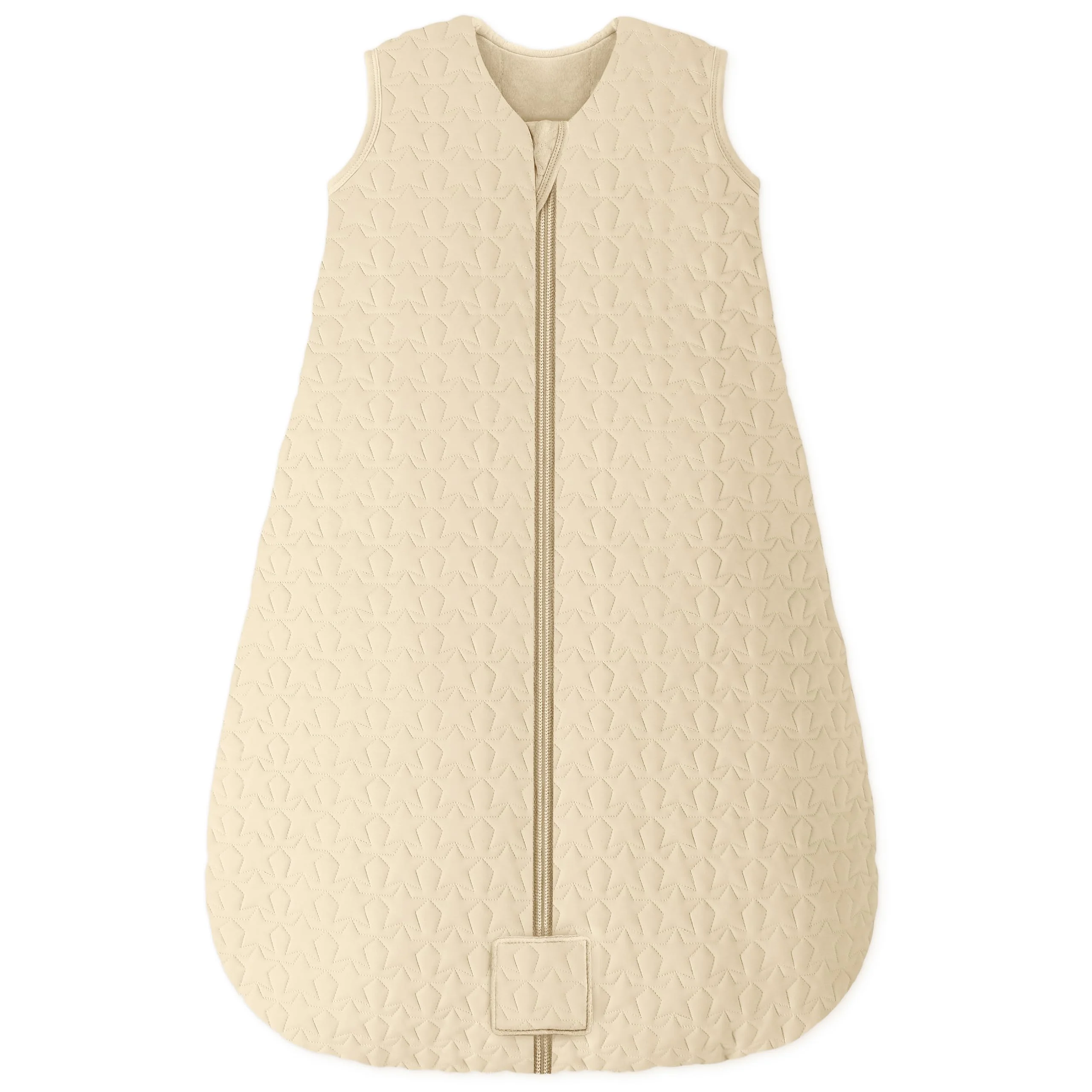 Unnivoll Schlafsack Baby Winter 2.5 Tog Baby Schlafsack 6-12 Monate Baumwolle Babyschlafsack Neugeborene Winterschlafsack Baby Warm und Weich 84 cm für Jungen Mädchen Aprikose