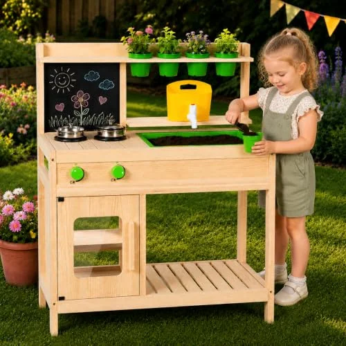 BlueWood Matschküche Kinder Outdoor