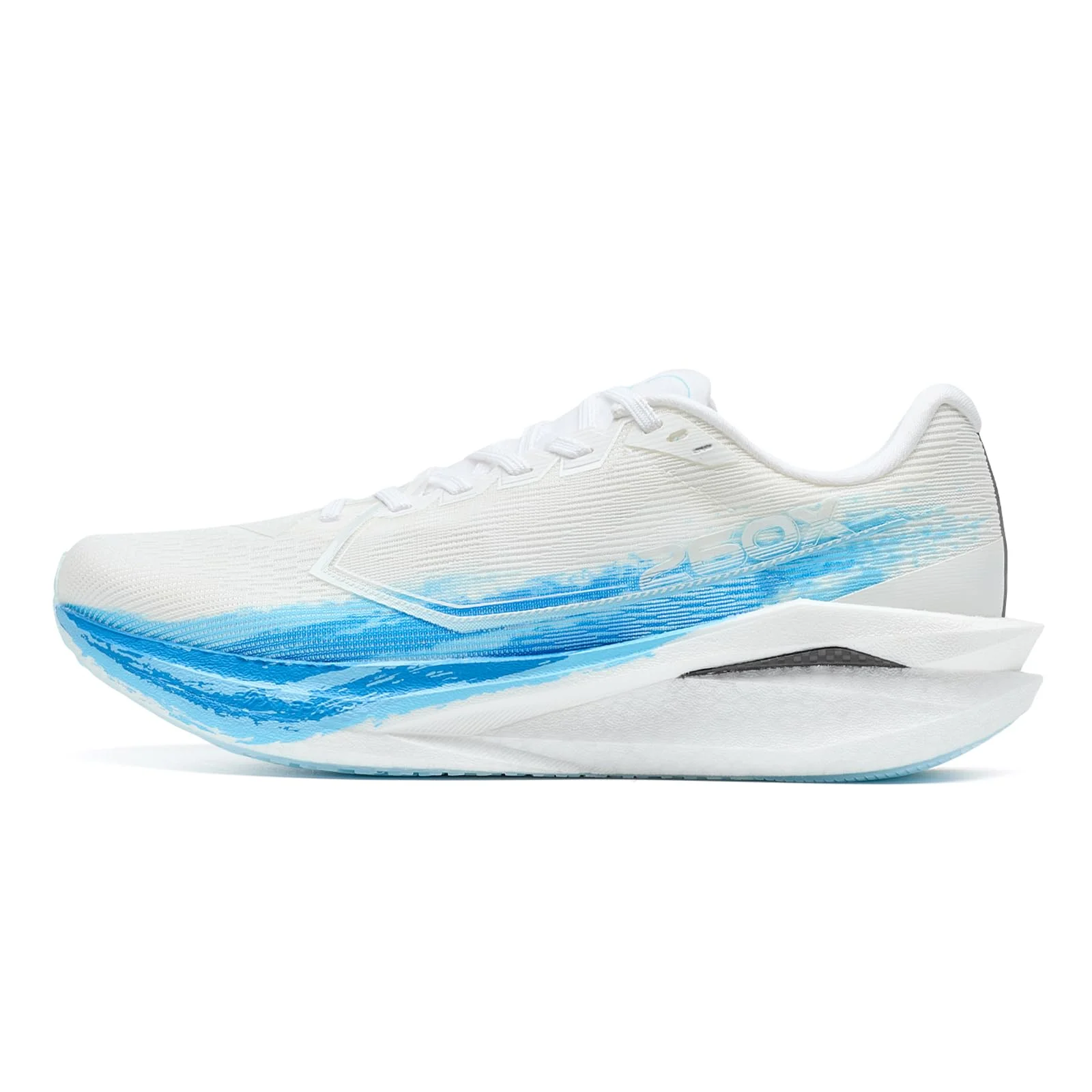 XTEP Laufschuhe Herren 260X,Upgraded Marathonlaufschuhe mit 85% Dämpfung, Renntraining Leichter Carbon-Platte, Wettkampf-Laufschuhe Gedämpft Atmungsaktiv rutschfest