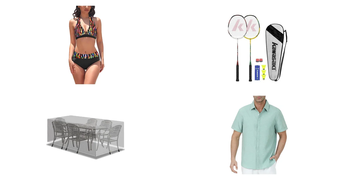 AYEEBOOY Damen Bikini Set Triangel Badeanzug Lace Up Blitzangebot 11.07.2026 bei Amazon