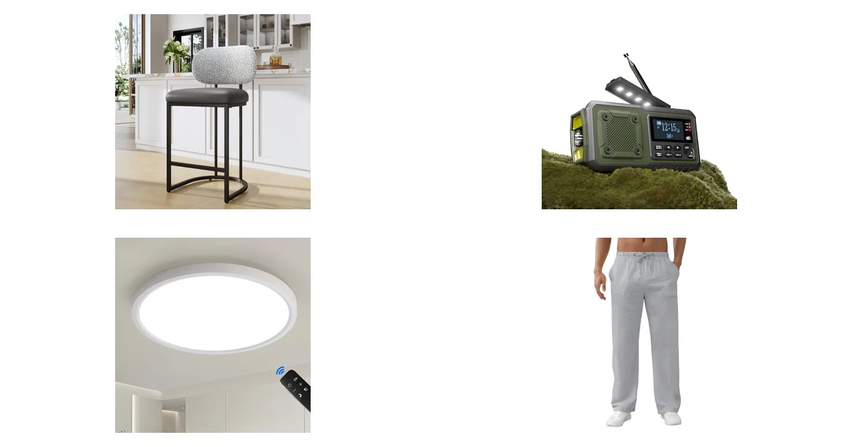 Blitzangebot ALPHA HOME Barhocker Einzeln mit Lehne am 11.07.2026 bei Amazon