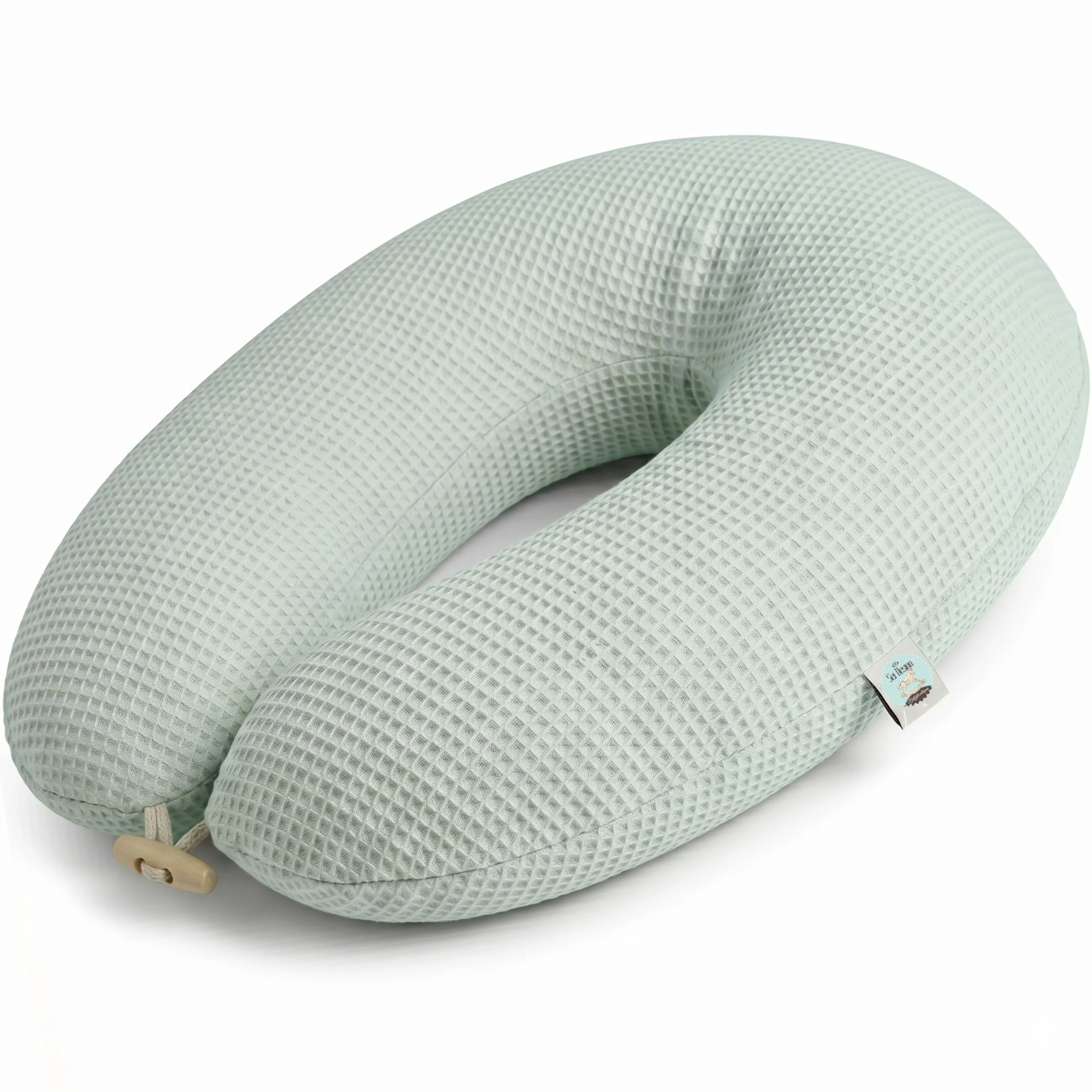 sei Design Stillkissen XXL Schwangerschaftskissen Seitenschläferkissen 190x35 cm – Ergonomisch (IGR-Siegel) & Füllüng anpassbar | Inkl. elastischem Waffeljersey Bezug (100% Baumwolle) | Oeko-TEX