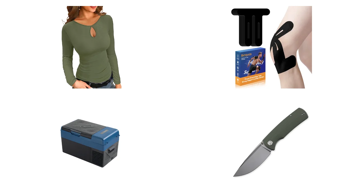 Amazon Blitzangebote 12.07.2026: Basicspace Damenbluse und KTQUICK Kniebandage sparen