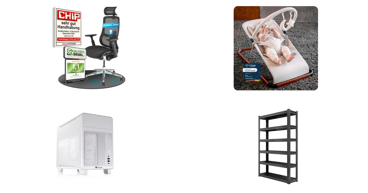 VALKENSTOL M6 Bürostuhl Ergonomisch Testsieger für Große Me am 12.07.2026 bei Amazon