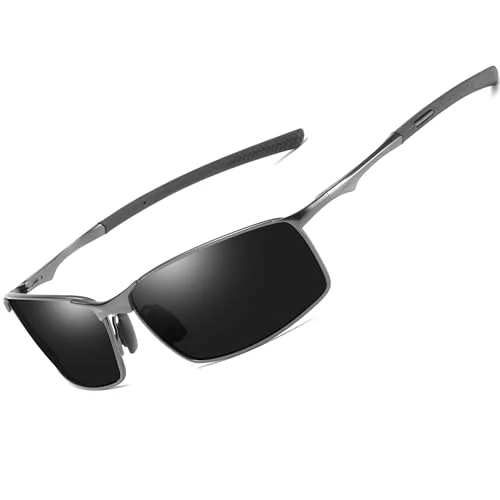 AORON Polarisierte Sonnenbrille Herren Outdoor Sportarten Schutz Brille UV-Schutz Fahrbrille