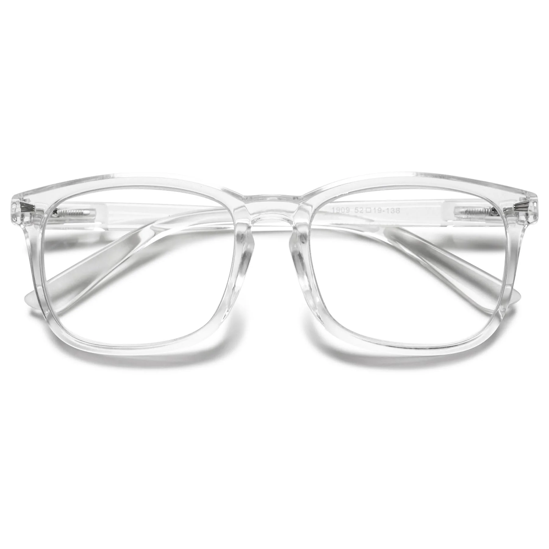Lanomi Rechteck Lesebrille mit Blaulichtfilter Mode Brille 0 bis 3,5 - Damen Herren Lesehilfe Anti Blaulicht Sehhilfe mit Federscharnier